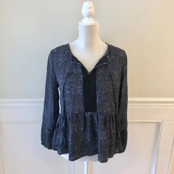 Stitch Fix Collective Concepts Split Neck Blouse SP - Picture 1 of 5